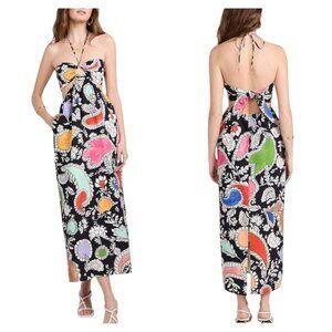 Mara Hoffman Laila Paisley Maxi Dress XS NWT Organic Cotton Boho Resortwear